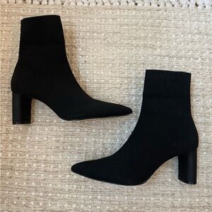 Zara Black Sock Boots